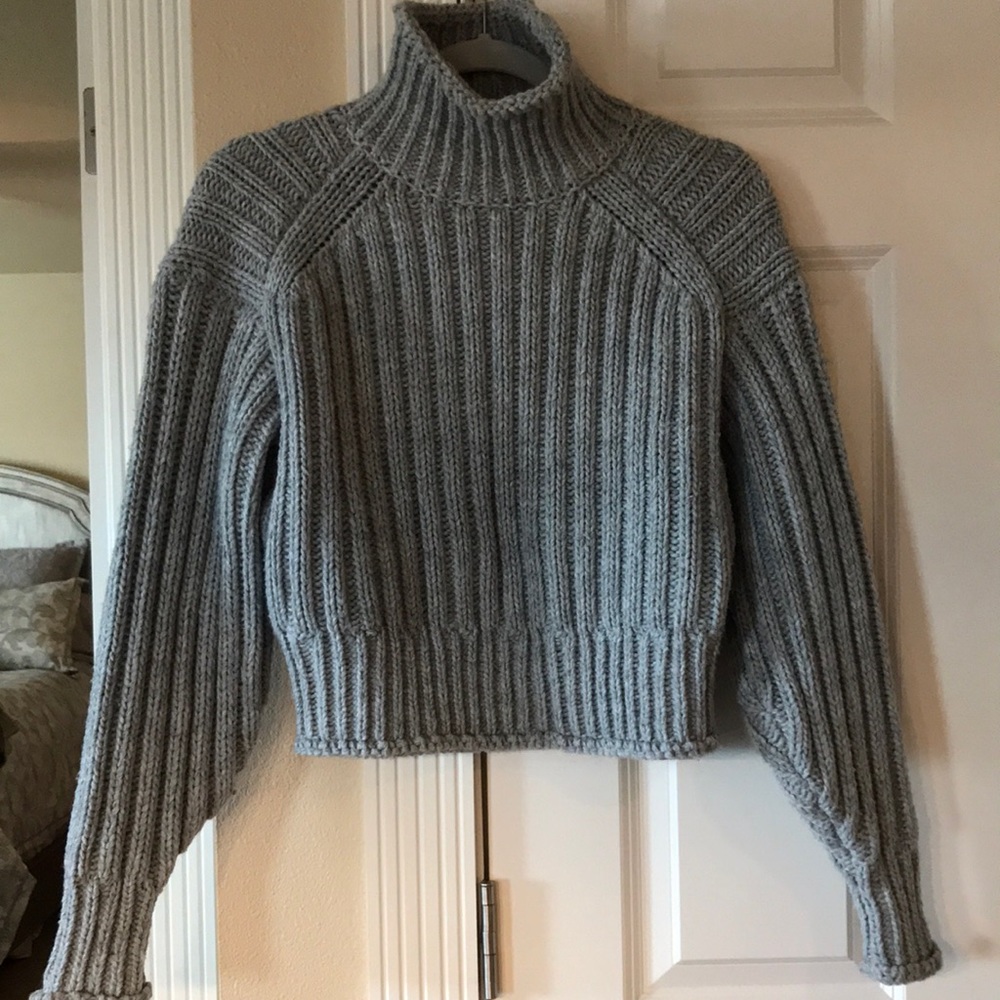 Mock turtleneck gray H&H XS Sweater